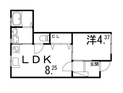 康照薗【1階】の間取り