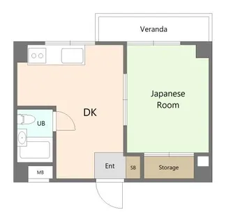第3コーポリベラ【4階】の間取り