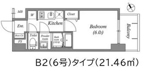 アドバンス名古屋シュテルン【2階】の間取り
