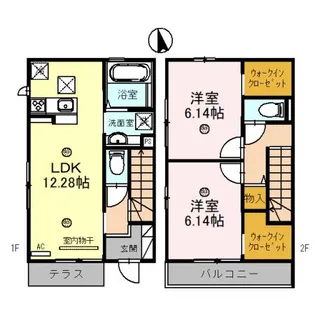 メゾン・ド・ルポ【101号室】の間取り