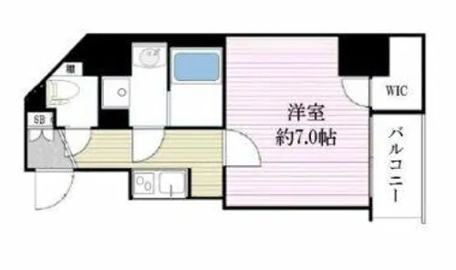 サムティ西長堀リバーフロント【5階】の間取り