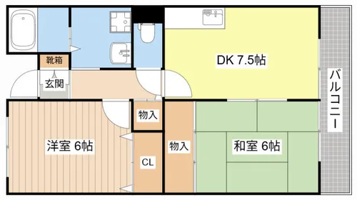 サンセールイマムラ【301号室】の間取り