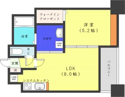 クラッセ大通り東【2階】の間取り