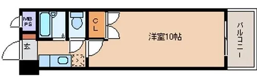 第12エルザビル【604号室】の間取り