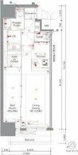 MAXIV名古屋上前津【15階】の間取り