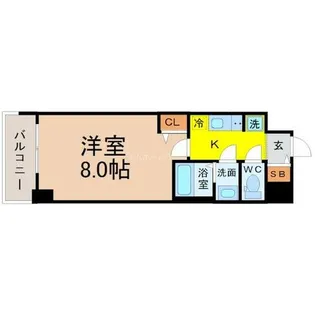 メイクス高岳(タカオカ)【12階】の間取り