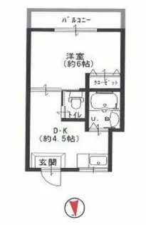 コンフォート梅咲【3階】の間取り