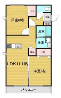 Primrose【1階】の間取り