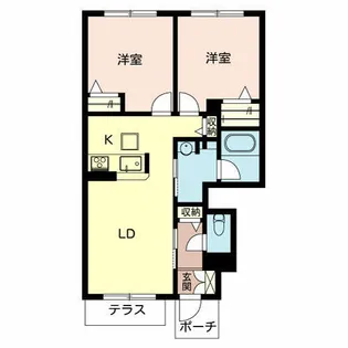 ラ・シエンヌ【0103号室】の間取り