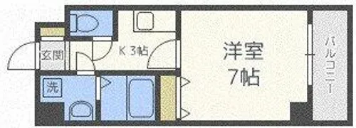 AQUA GALAXY【2階】の間取り