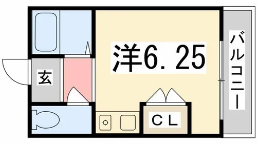 メゾン京口【201号室】の間取り