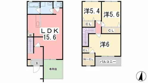 Yファミール【B号室】の間取り
