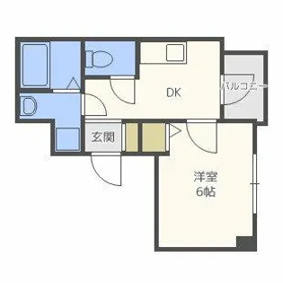 RITZ PARKS KYOUMACHIBORI【2階】の間取り