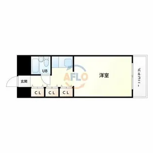 東中島マンション【4階】の間取り