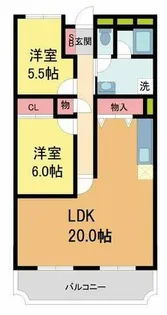 縁樹逆瀬川アーバンライフ【3階】の間取り