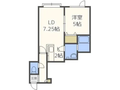 北海道札幌市東区北三十七条東27丁目【アパート】の間取り