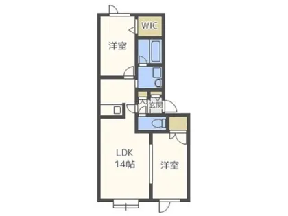 北海道札幌市東区北四十五条東5丁目【アパート】の間取り