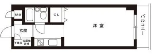 ジュネス北在家【102号室】の間取り