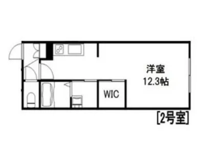 Pine hills環状通東【1階】の間取り