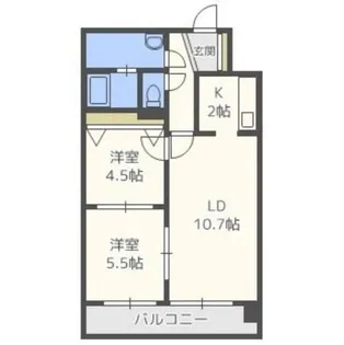 グランデルシャン34【3階】の間取り
