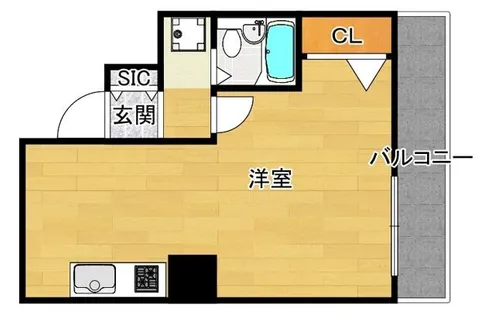 ティーホームズ新大阪【7階】の間取り