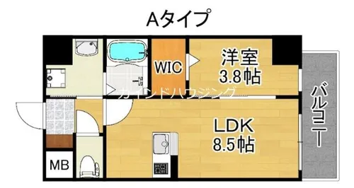 シスイル清水丘【3階】の間取り