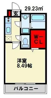 福岡県北九州市小倉北区緑ケ丘2丁目【マンション】の間取り