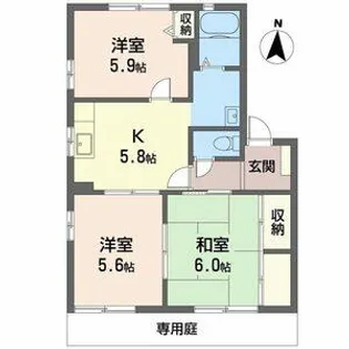 フォーレス東南【B102号室】の間取り