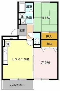 大阪府堺市中区新家町【アパート】の間取り