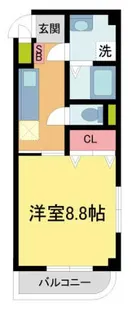 エトワール【201号室】の間取り