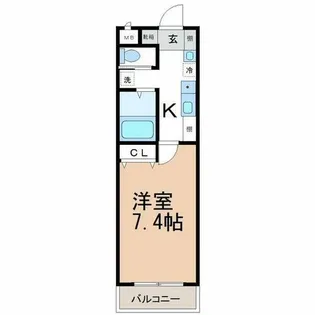 Kビル三河安城本町【4階】の間取り