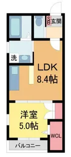 PRIMOVITA【301号室】の間取り