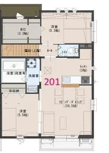 フルーレM【2階】の間取り