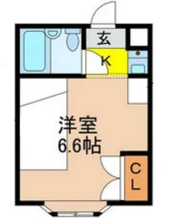石丸ハイツ【1階】の間取り