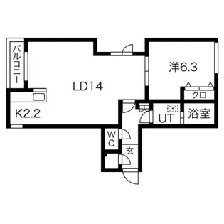 LaMer KOTONI【2階】の間取り