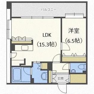 S-FORT中島公園【12階】の間取り