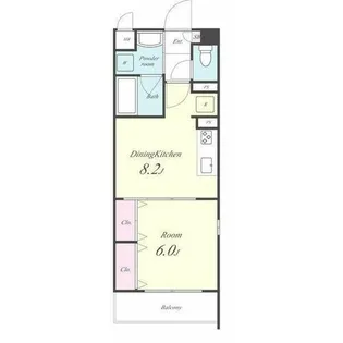 アイボリー【3階】の間取り