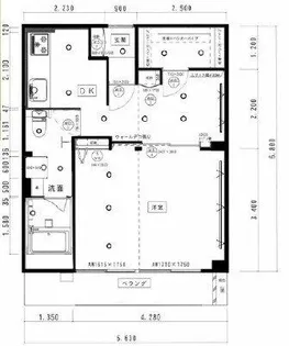 大阪府箕面市箕面8丁目【マンション】の間取り