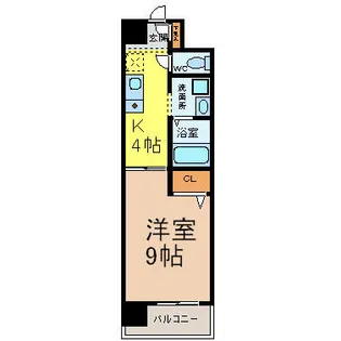エクセルシオール栄【4階】の間取り