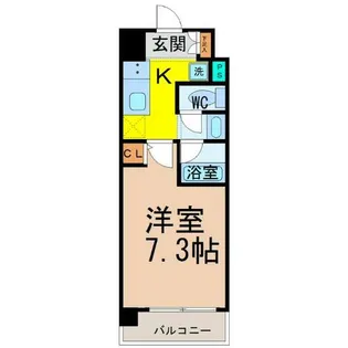愛知県名古屋市中村区鳥居通2丁目【マンション】の間取り