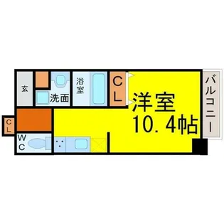 ベルルージュ中村公園【6階】の間取り