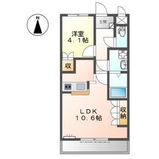 Emeraude【1階】の間取り