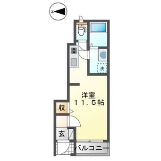 Casa美輪II【1階】の間取り