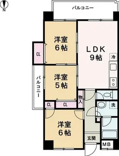 兵庫県姫路市御国野町国分寺【マンション】の間取り
