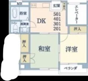 コーポリベラ【3階】の間取り