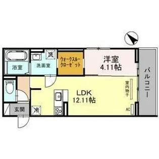 サニーコート【202号室】の間取り