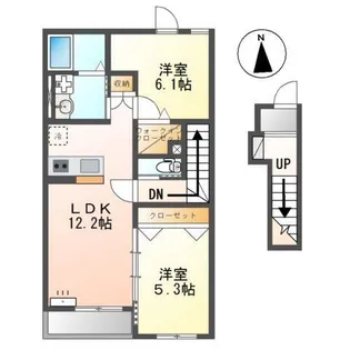 アルモカーサ【2階】の間取り