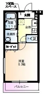 大阪府堺市堺区大浜南町2丁【アパート】の間取り