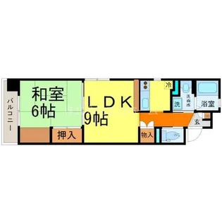 コアレジデンス【5階】の間取り