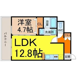 アヴニール【1階】の間取り